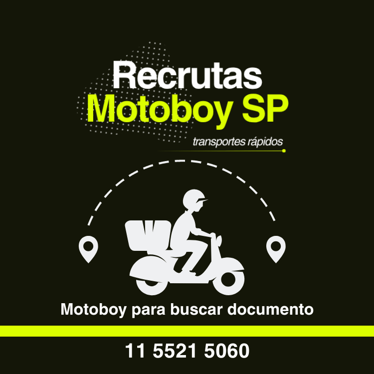 Motoboy para buscar documento